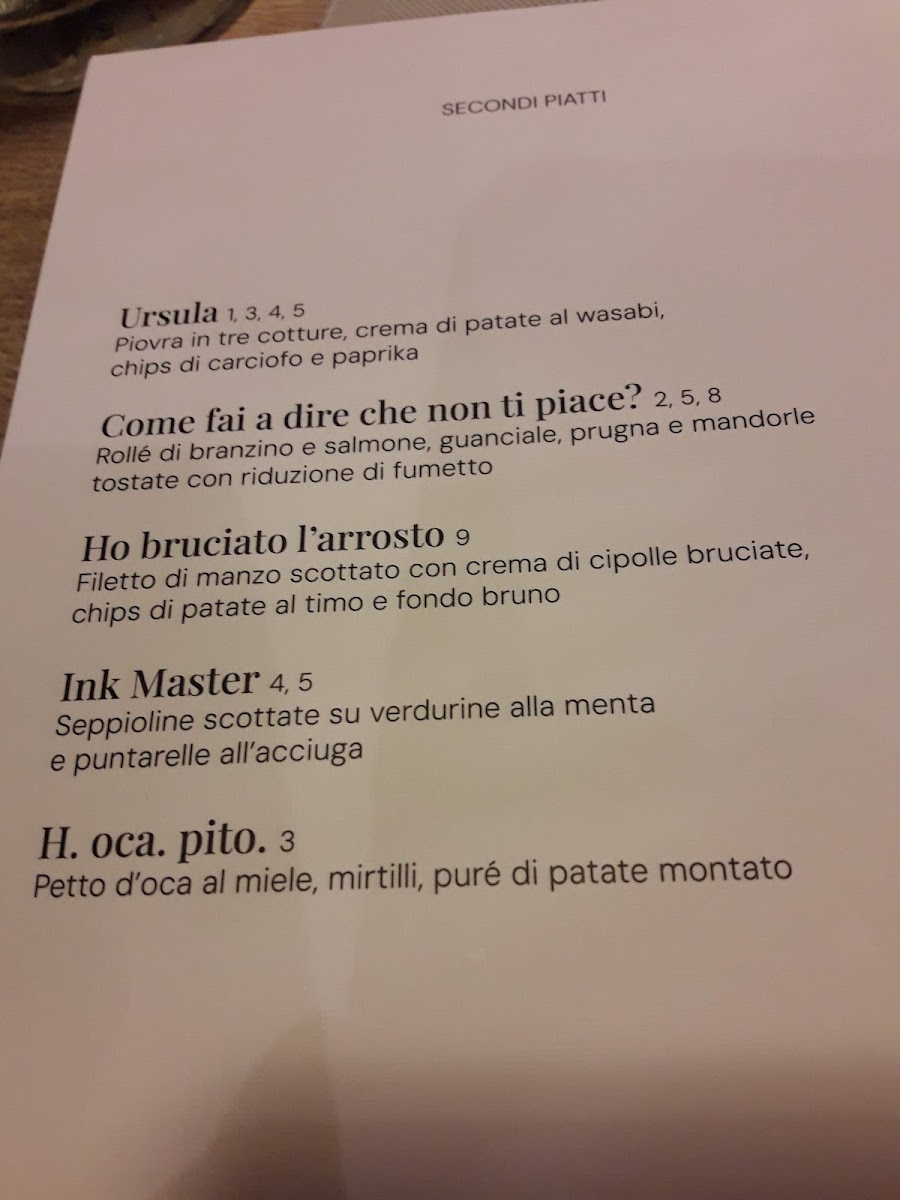Menu Egò Restaurant | Ristorante Mirano-10